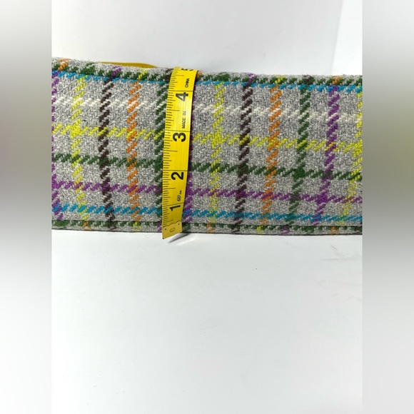 Coach Penelope Tattersall Colorful Plaid Wool Shoulder Bag...